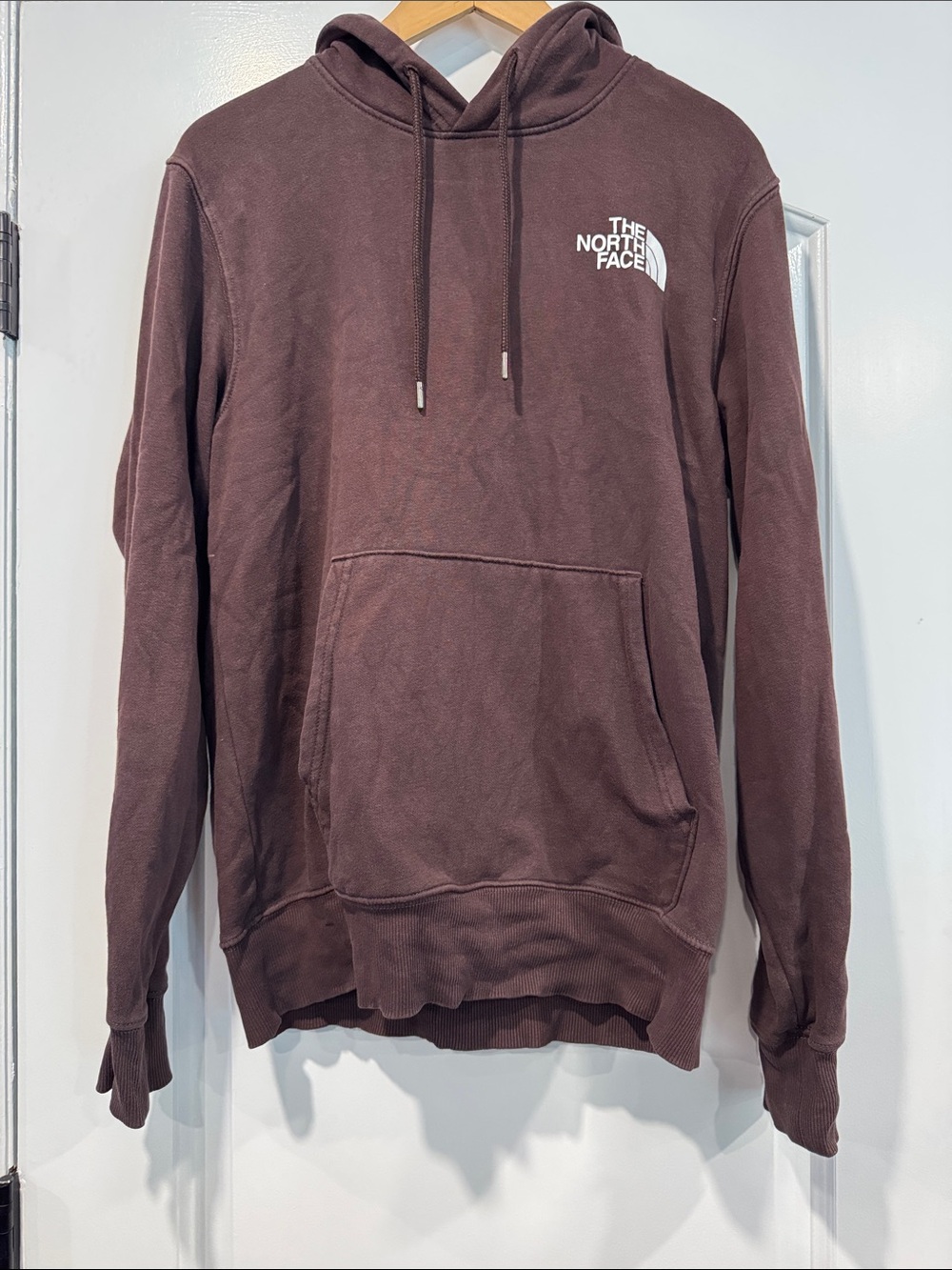 The North Face Men's Chocolate Brown Pullover Hoodie Size Small
